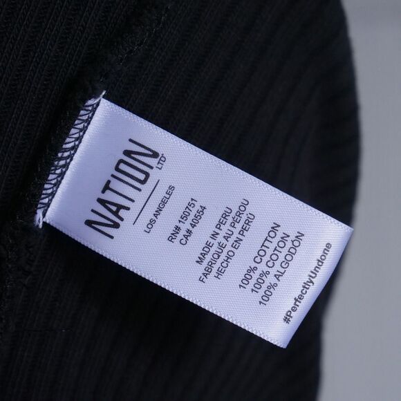Nation LTD. Los Angeles black ribbed knit tanktop - Picture 5 of 8
